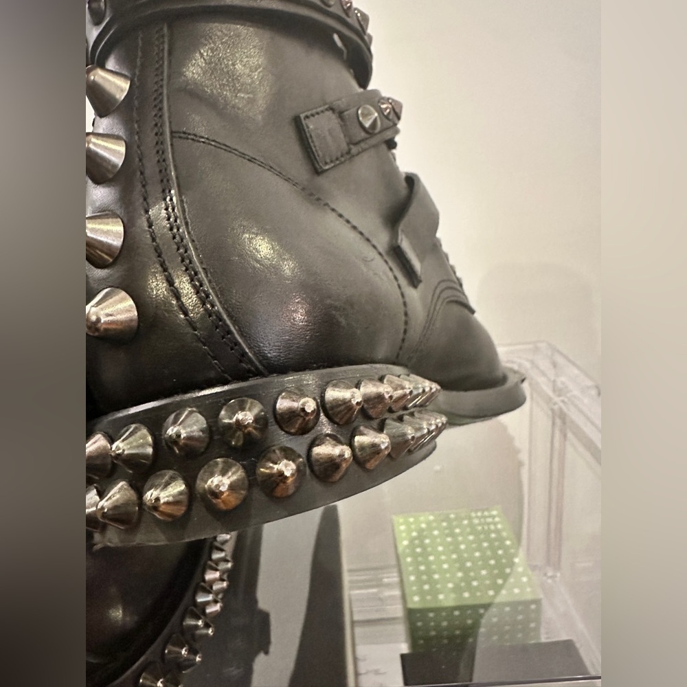 Hedi Slimane Era Saint Laurent Paris FW13 Studded Ankle Boots IT 39 / US 8.5 - Picture 14 of 16